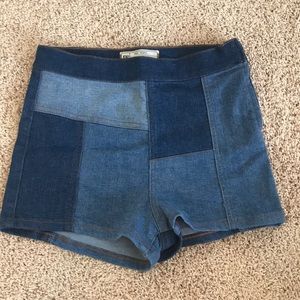 Free People denim shorts
